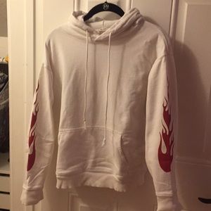 RARE Brandy flame hoodie